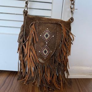 Western Fringe Crossbody Bag